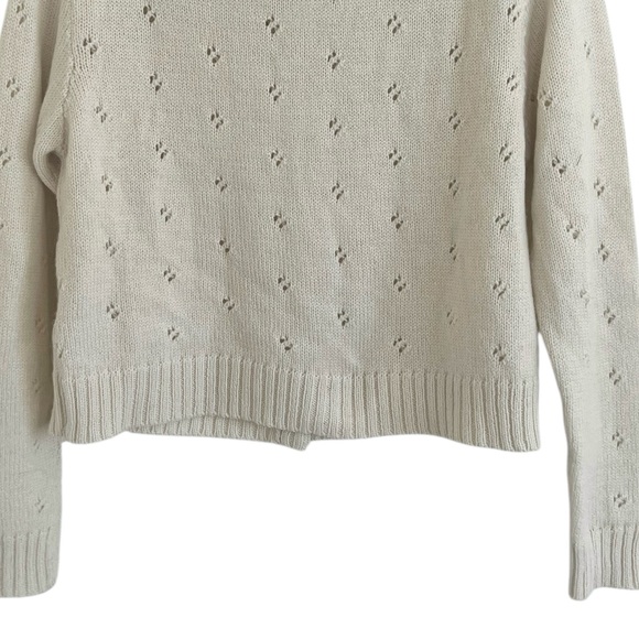 GiGi Knitwear Dolly 100% Merino Wool Cardi in Cream Small - Picture 6 of 13